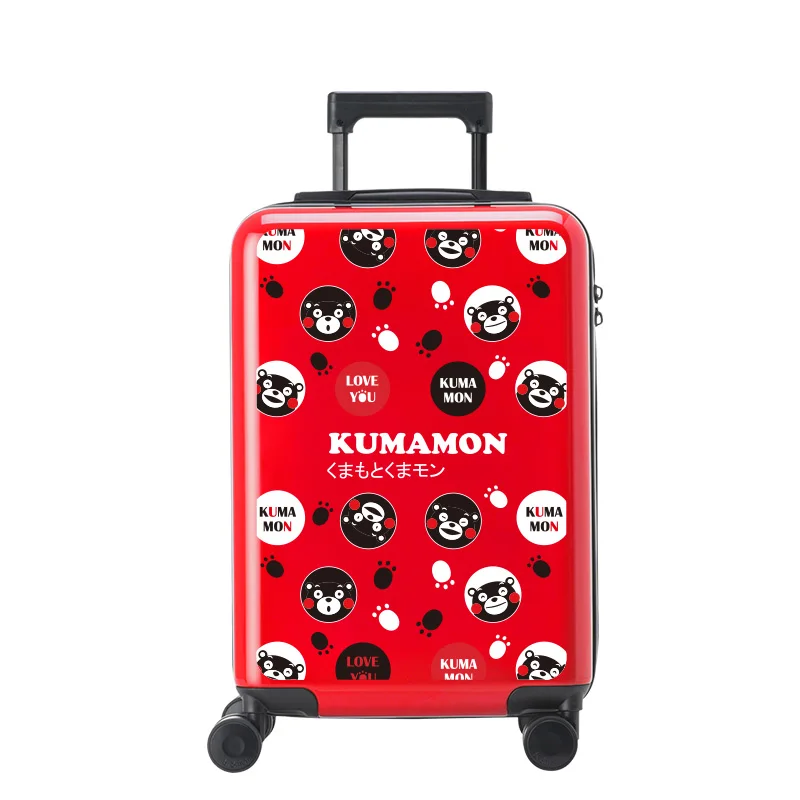 ONEBOX PC/ABS чемодан высокое качество модная серия Kumamon чехол на колесах