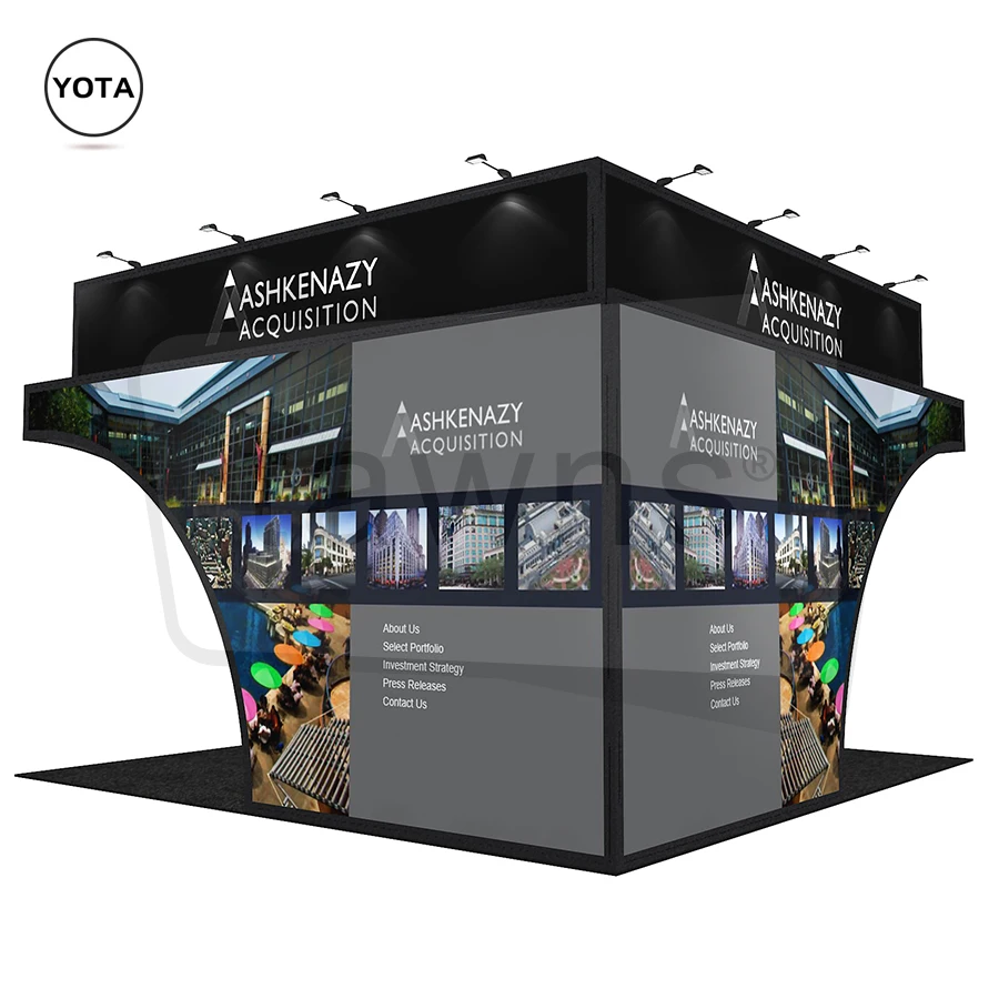 Tawns 20 Booth Trade Show Portable Displays Modular Exhibition System