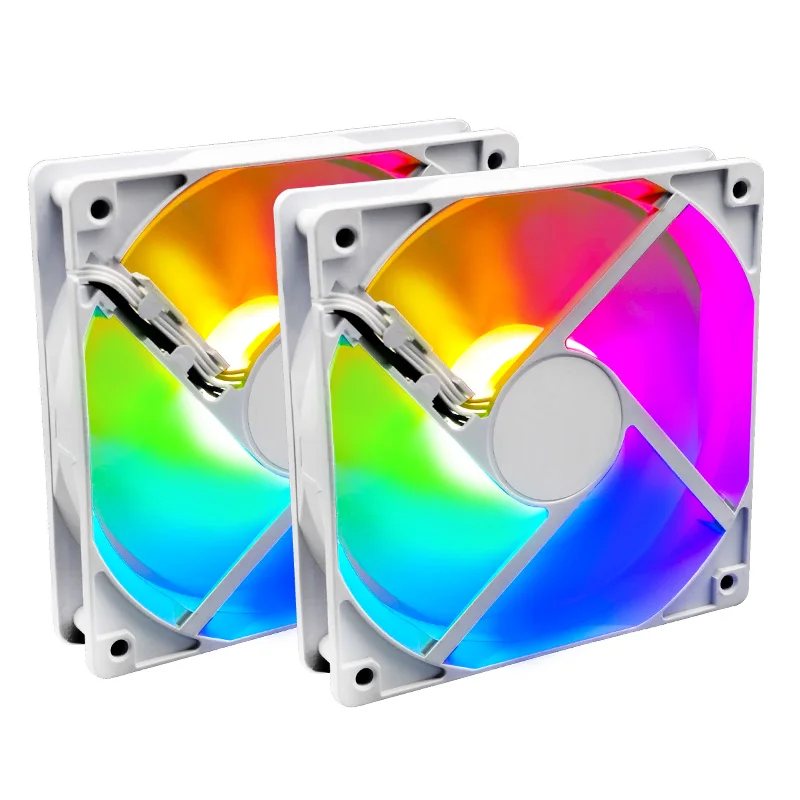 Choiyan Best Selling Computer Fan 120mm Argb Cooling Fan Gaming Pc Case Cpu Cooler Fan Rgb for Pc