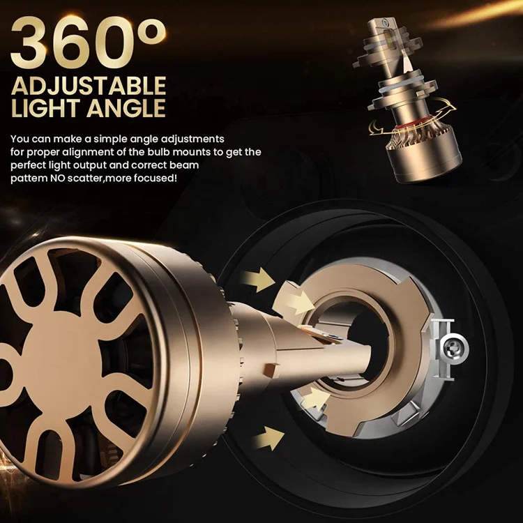 Super Bright 16000 Lumen Car LED Headlight Bulb H7 H1 H3 9005 9006 H11 Auto headlamp V11 CSP LED Headlight H4