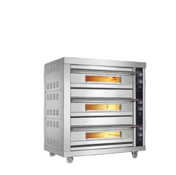 Chefmax Коммерческая прочная Высококачественная Роскошная газовая конвейерная печь для пиццы 32 дюйма с полкой