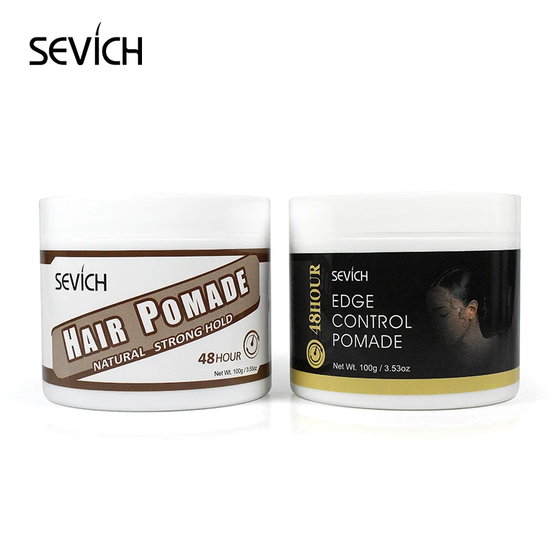 
Amazon Private Label Hair Wax Extreme Holding Hair Pomade Gel Edge Control 