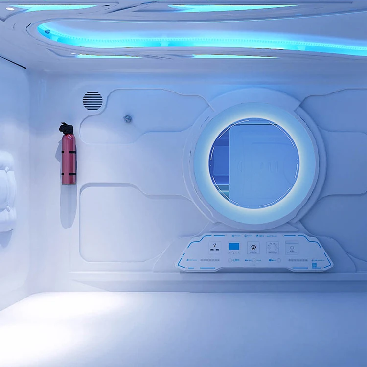 high quality capsule bed bunk bed sleep pod double bed capsule hotel
