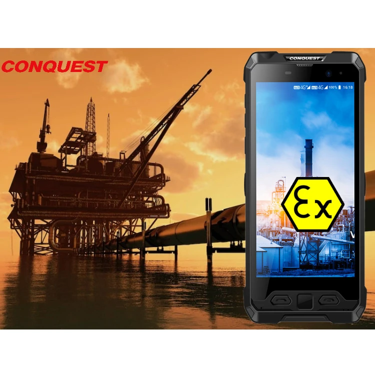 Cheap Ip68 waterproof POC walkie talkie Unlocked Android 8.1 Explosion Proof Industrial Intrinsically Safe Cell Phone