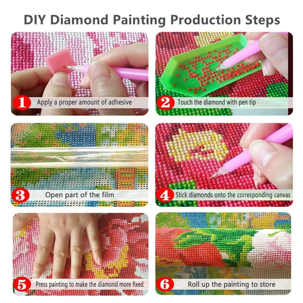 Wholesale Cute Cat 5D Full Drill Resin DIY Diamond Painting Animal Diamond painting kits