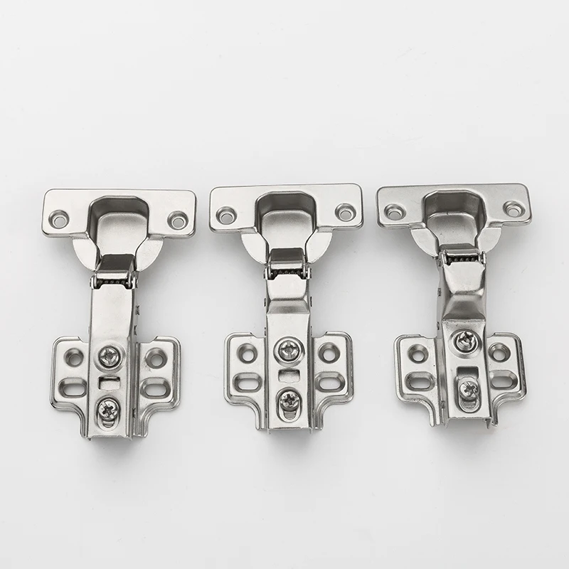 Mini Hidden Hinge Short Arm Slide on Hinge Adjust Kitchen Door Hinge Furniture Hydraulic Bisagras Para