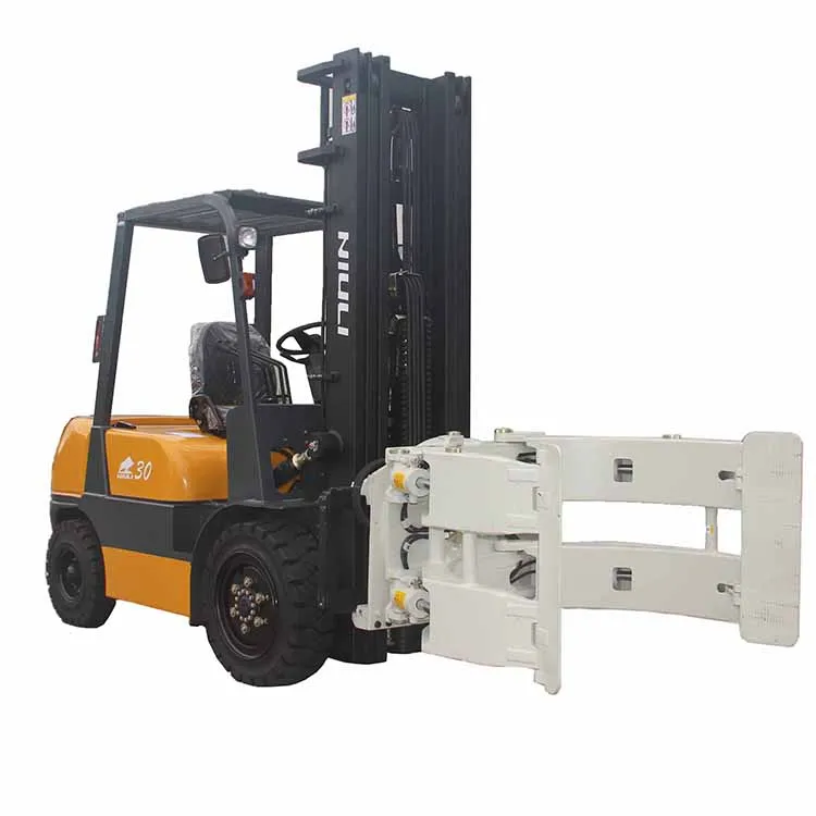 NIULI Hydraulic Diesel Forklift Paper Roll Clamp used forklift for sale