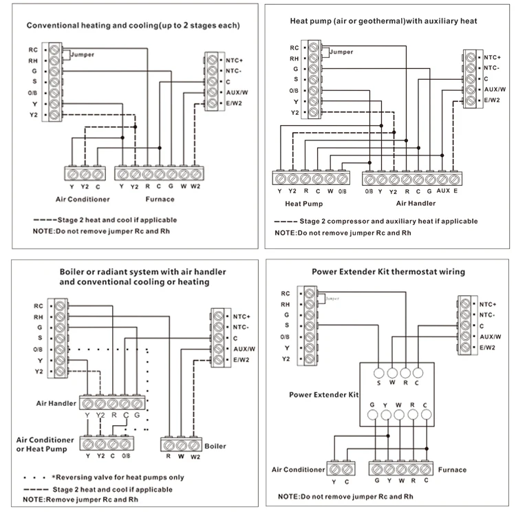 TOUPWELL/OEM Smart heating system tuya thermostat 24v low voltage Indoor thermal switch heater with thermostat