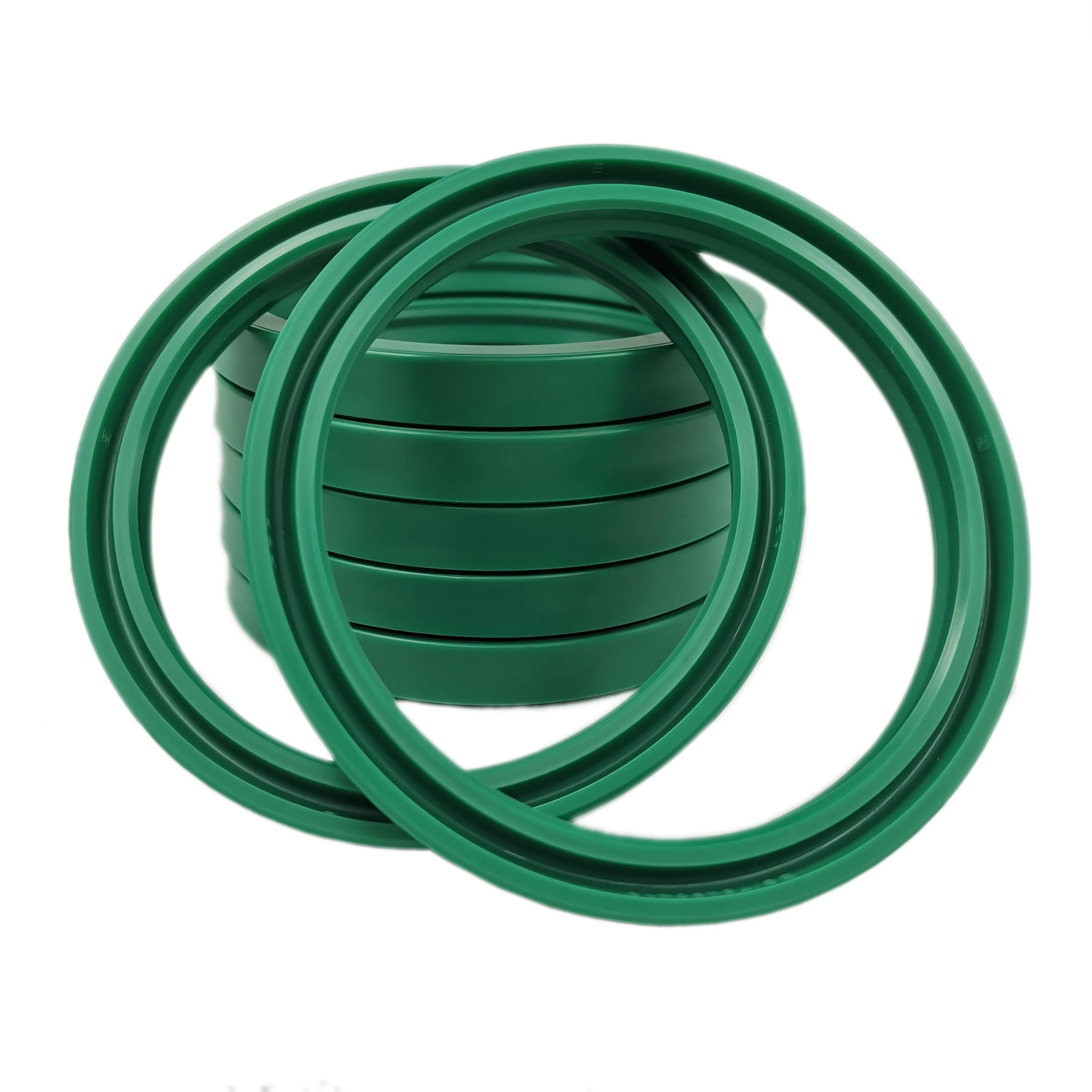 Wear resistant piston rod BS double lip oil seal