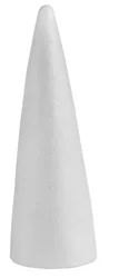 Hot Sale Styrofoam White Cone Christmas Tree Party Decoration Supplies Christmas Tree Cones