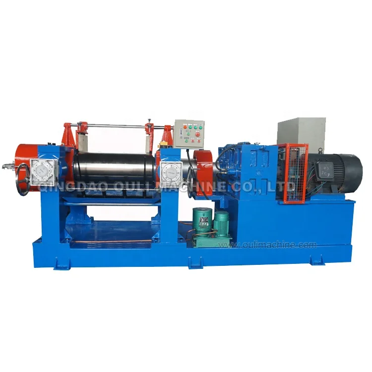 Прямая поставка с завода, qingdao ouli, открытая мельница, двухвальная машина для смешивания силиконовой резины, машина для смешивания силикона