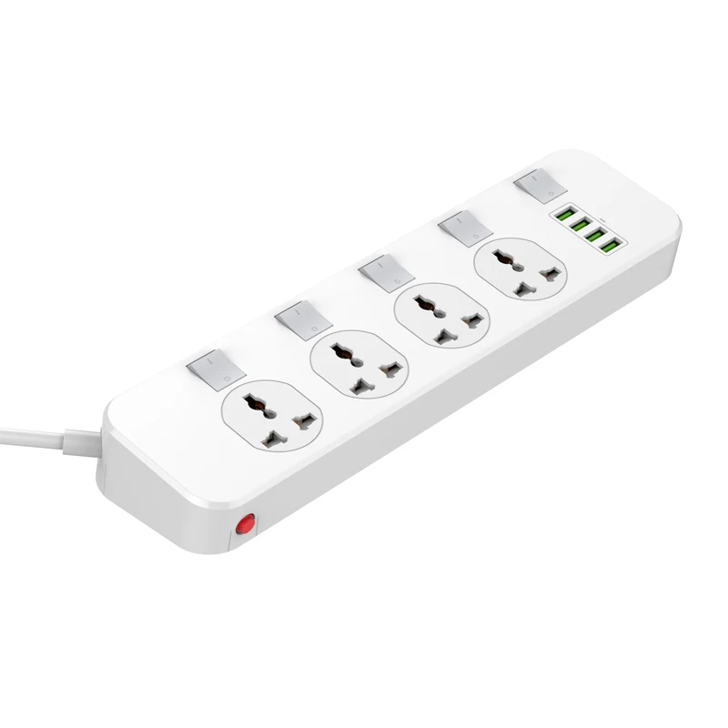  2020 Новое поступление LDNIO 4USB 5 Выходная защита от перенапряжения полоса питания с индивидуальным переключателем Великобритании/ЕС/Австралии/США вилка 110-250
