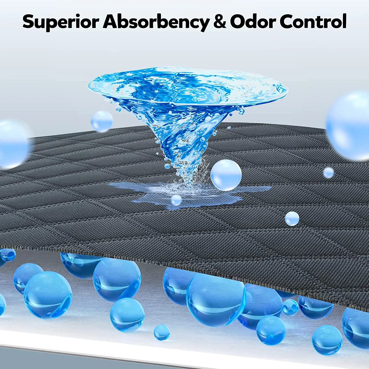 New Products 4Layers High Absorbent Large Pet Puppy Training Pee Pad 72x72 Nonslip Pee Pads for Dogs