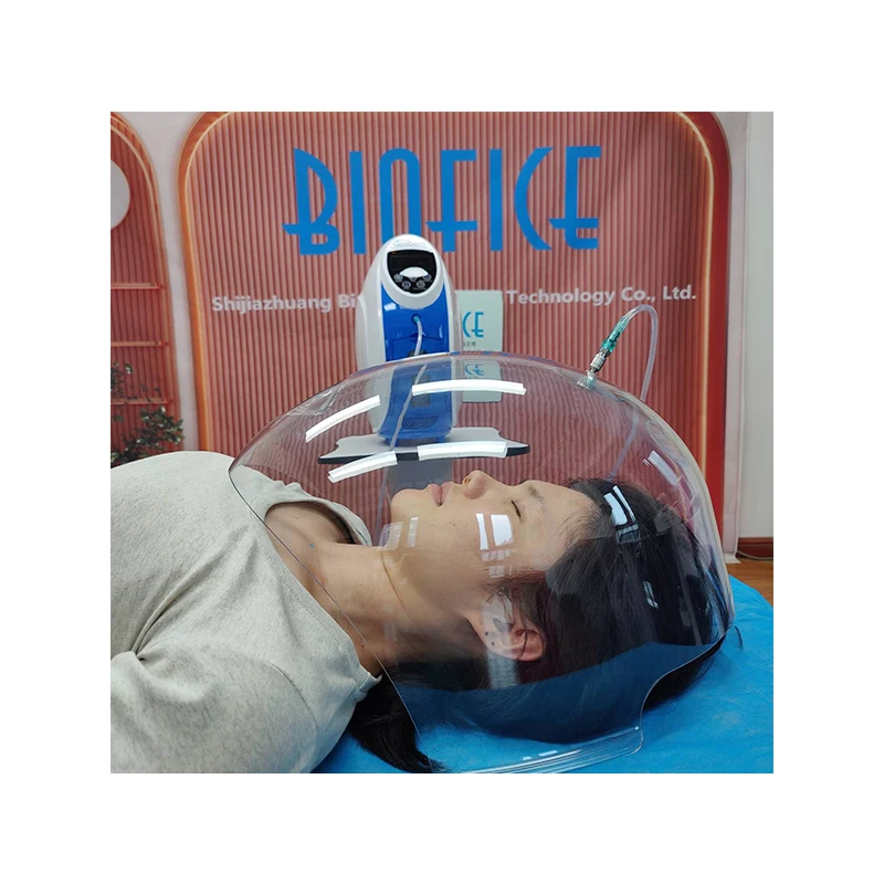 Portable Korea O2 to Derm Pure Deep Facial Cleaning Oxigen Dome Spray Gun Oxygen Dome O2toderm Machine