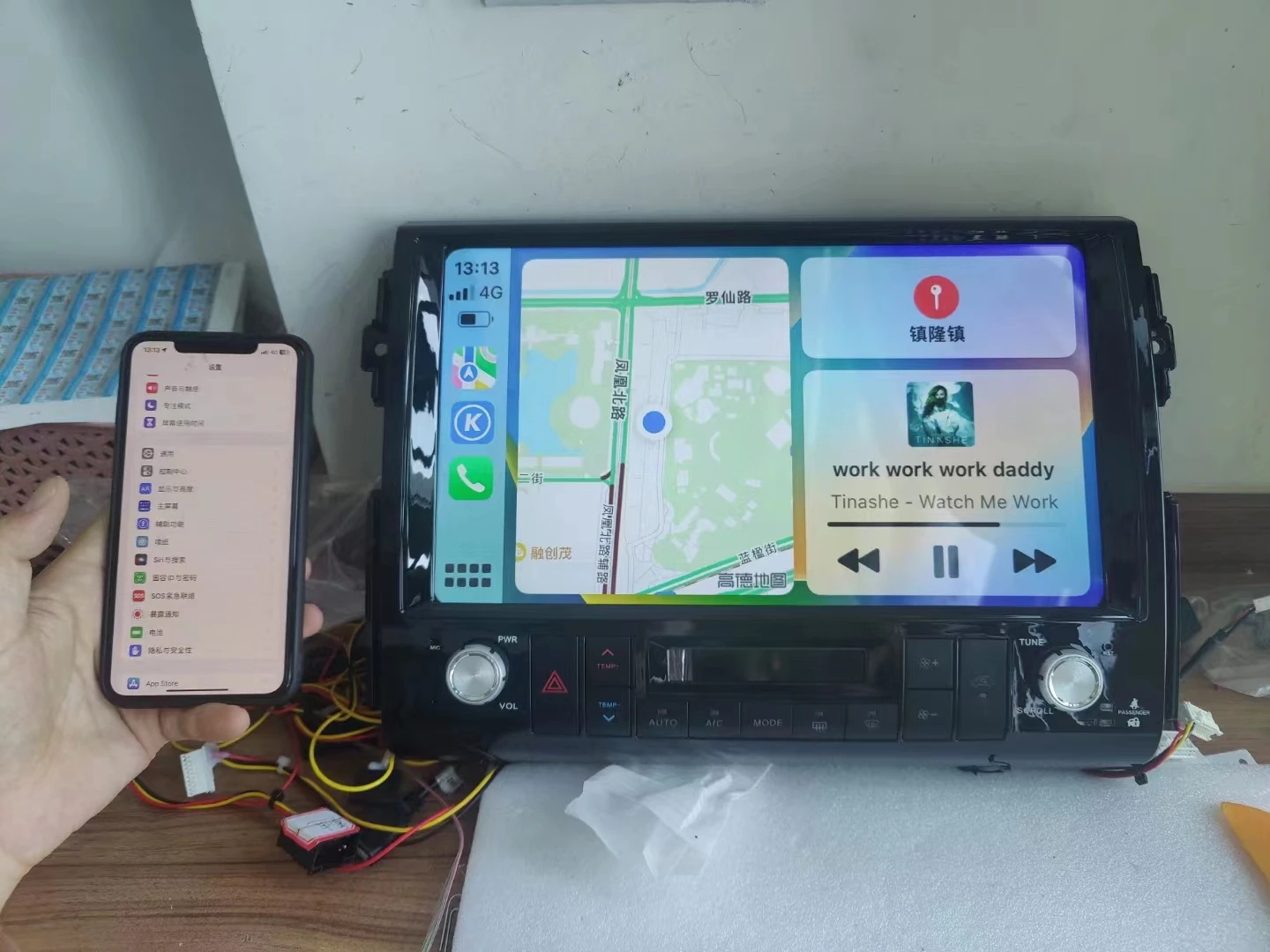 8G + 128G 13 3 дюймов dvd магнитола android 11 сенсорный экран мультимедийный плеер carplay для Toyota Land Cruiser FJ 2007-2017
