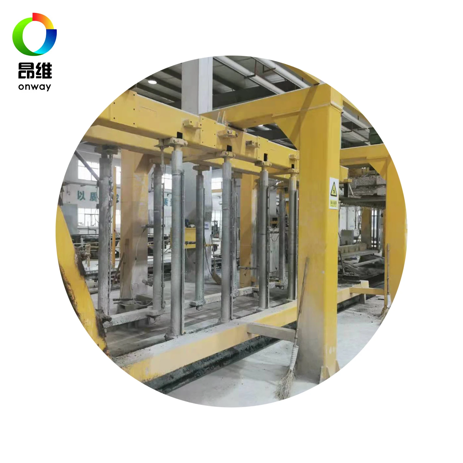 Steam light weight AAC block machine