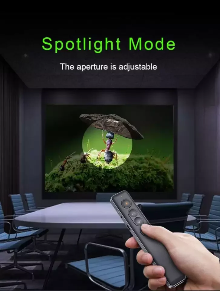 Multimedia Remote Wireless Presenter Pow H90S Laser Page Turning Pen PPT Wireless Presentation Pen