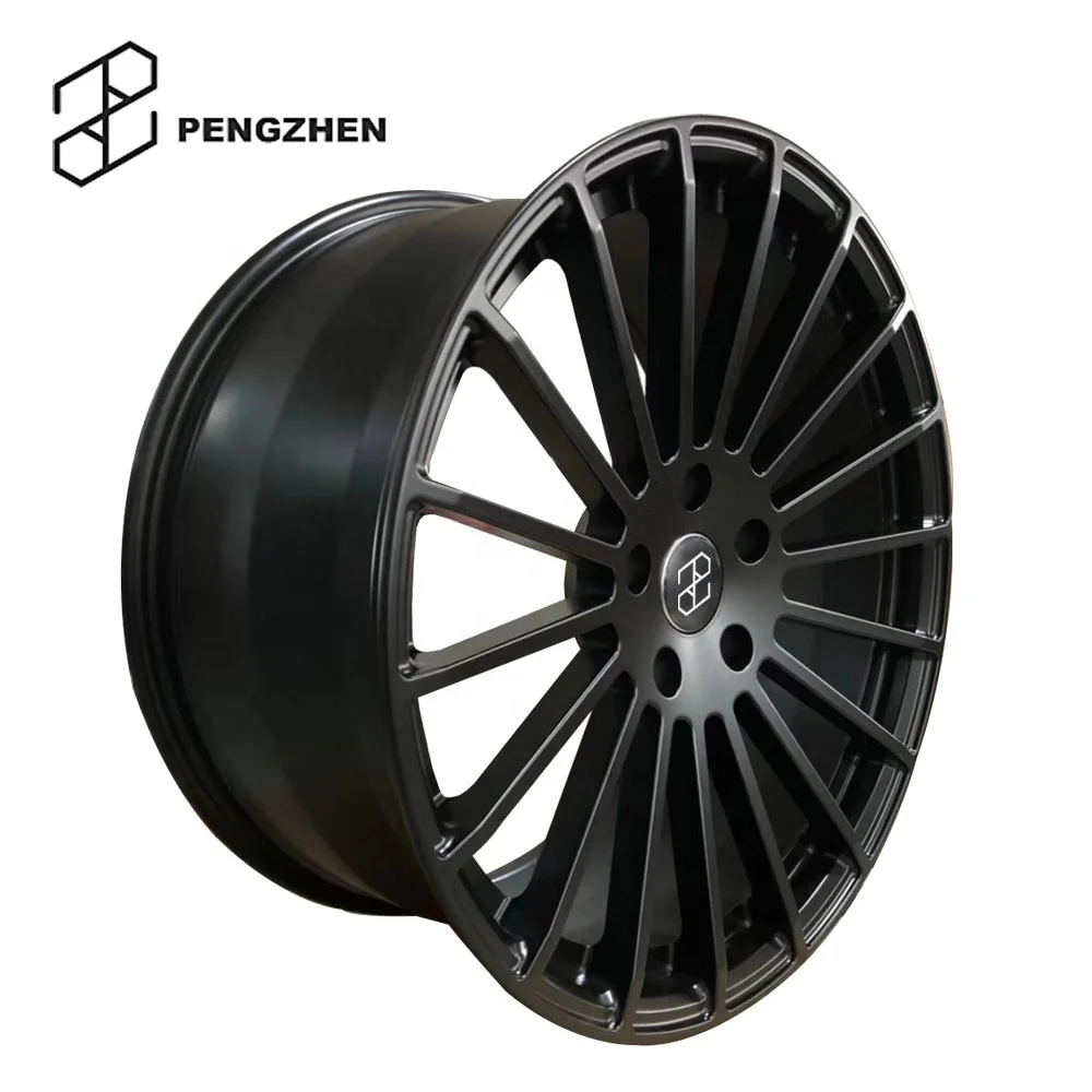 Pengzhen 19x9 5 20x10 5x120 5X112 многоспицевый матовый черный Автомобильный моноблок серебряные диски для BMW