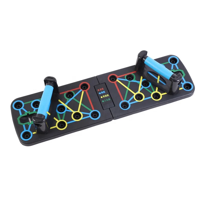 Wholesale OEM Push Up Rack Board Training Fitness Foldable Power Press Push Up Board