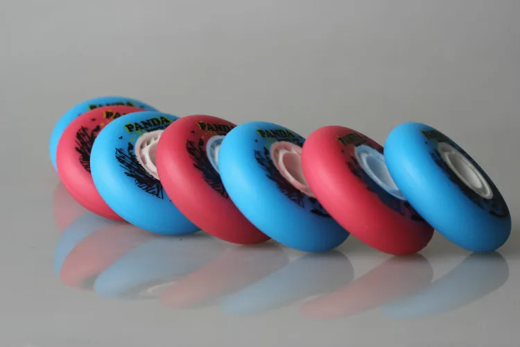 
Original Inline Roller Skate Slides Wheel Panda Print Skateboard Wheels 