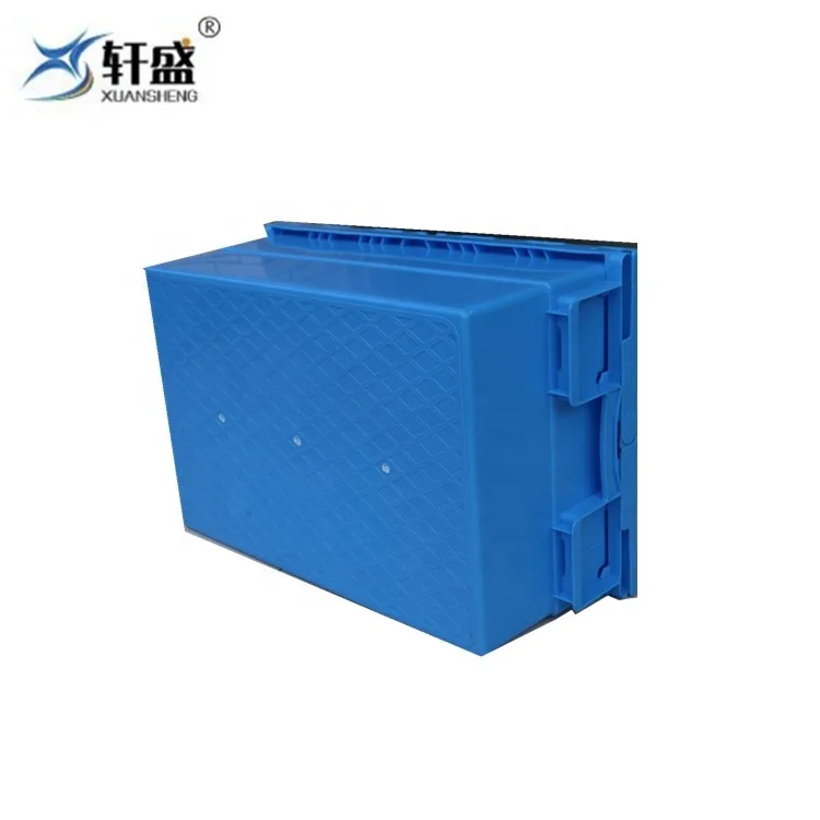 Wholesale 70L Heavy Duty Solid Moving Plastic stacking Boxes with PP Material