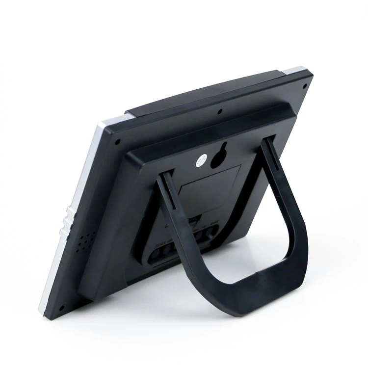 KH-CL098 Large Plastic Hanging LCD Thermometer Calendar Digital Wall Clock with Date and Time