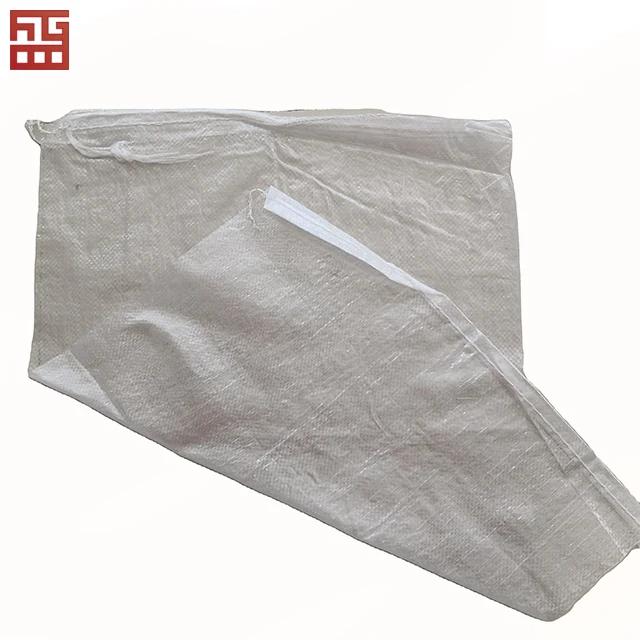 china green woven food bags geotextile plastic 50kg pp woven bag agriculture skip bags