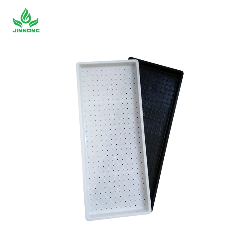 Best price food grade plastic tray factory direct sale 60*24.5*3.5cm plastic plant seedling tray from china