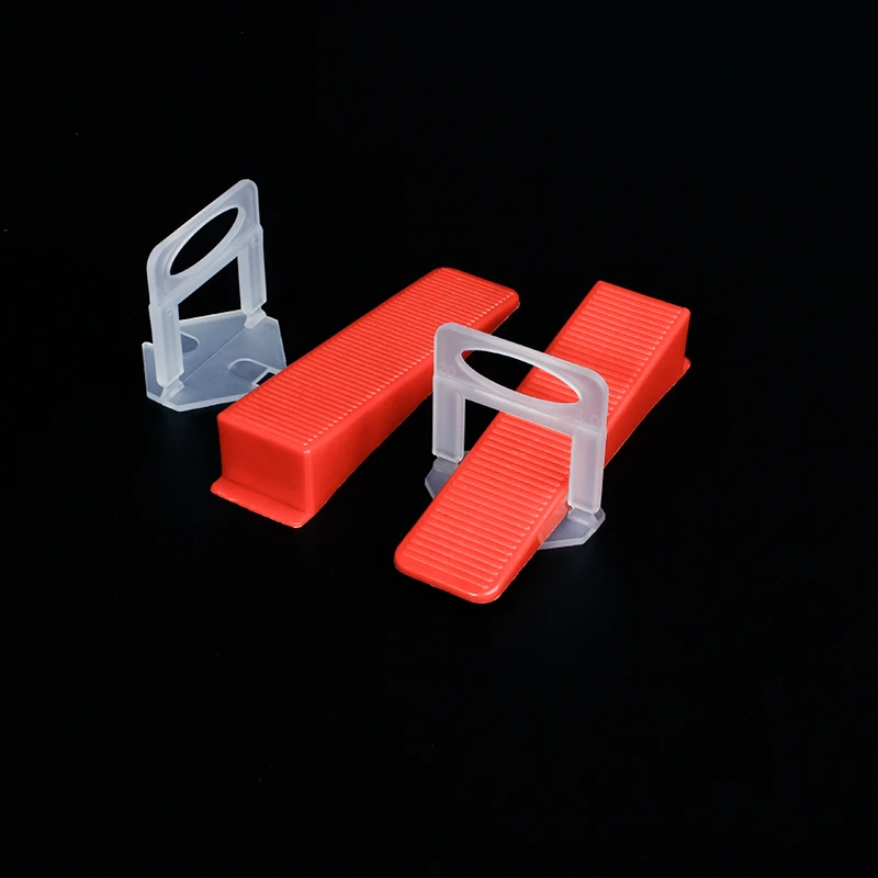 Plastic Tile Clips and Wedges Ceramic Tile Leveling Install Tools