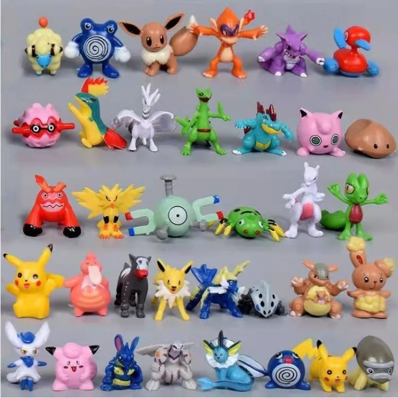 144 Wholesale Good Quality 2-3cm Mini Child Toy Action Figure pokemoned go for pokemoned Kids