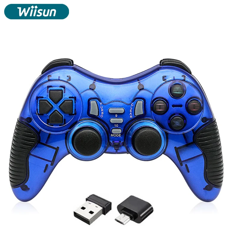 D Axis 6 in 1 Controller Wireless Joystick Gamepad for TV box High Speed USB 2.4G Wireless Controller for PS2/PS3/Android/PC360