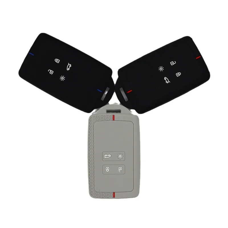 Hot sale Silicone Car Key Cover Fit for Renault Megane 3 4 Kadjar Captur  Espace Clio Scenic 4 Arkana Smart Remote Protect Case