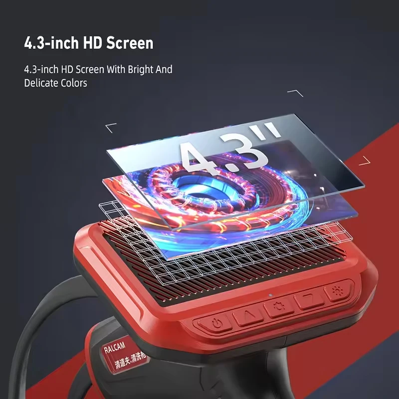 HD DIY Vehicle Evaporator Pressure Wash Endoscope Borescope Ralcam Q3 Car Air Conditioner Visual Cleaning Gun