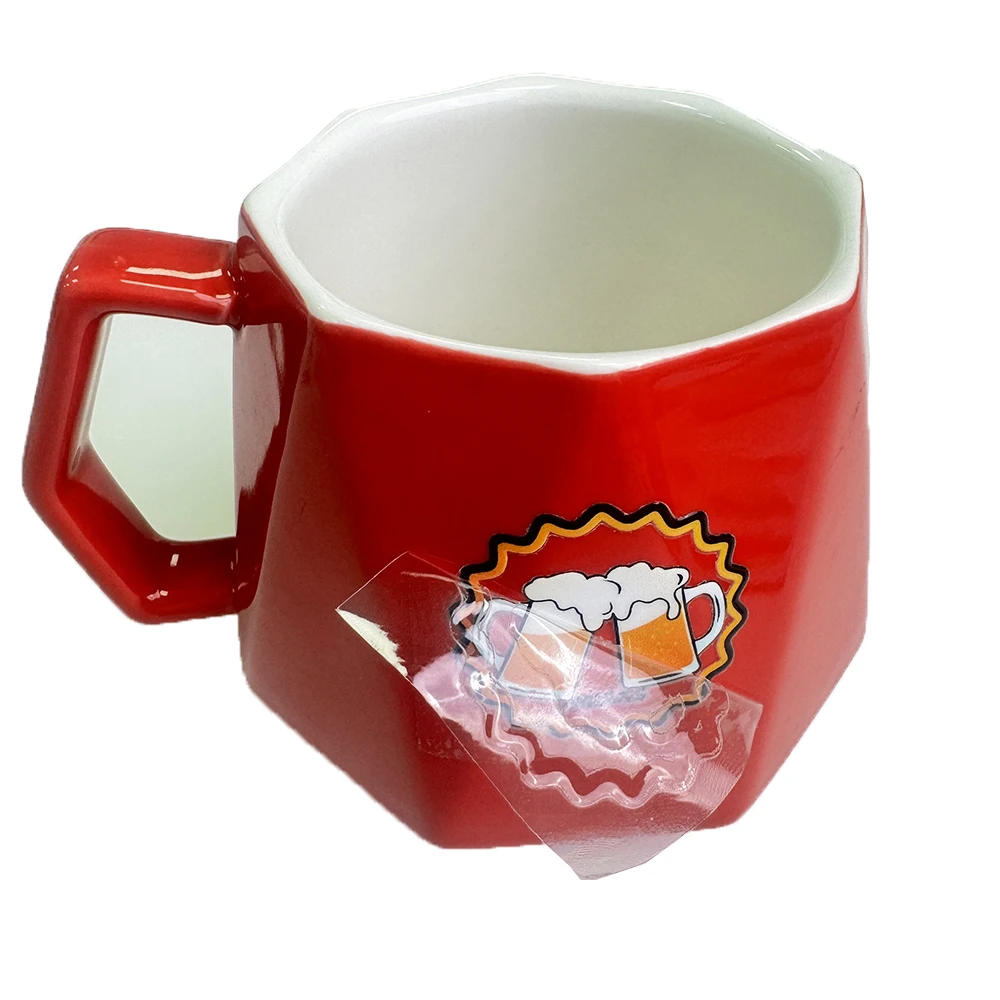 UV Transfer Logo Stickers Customized 3D Text Trademark Metal Labels