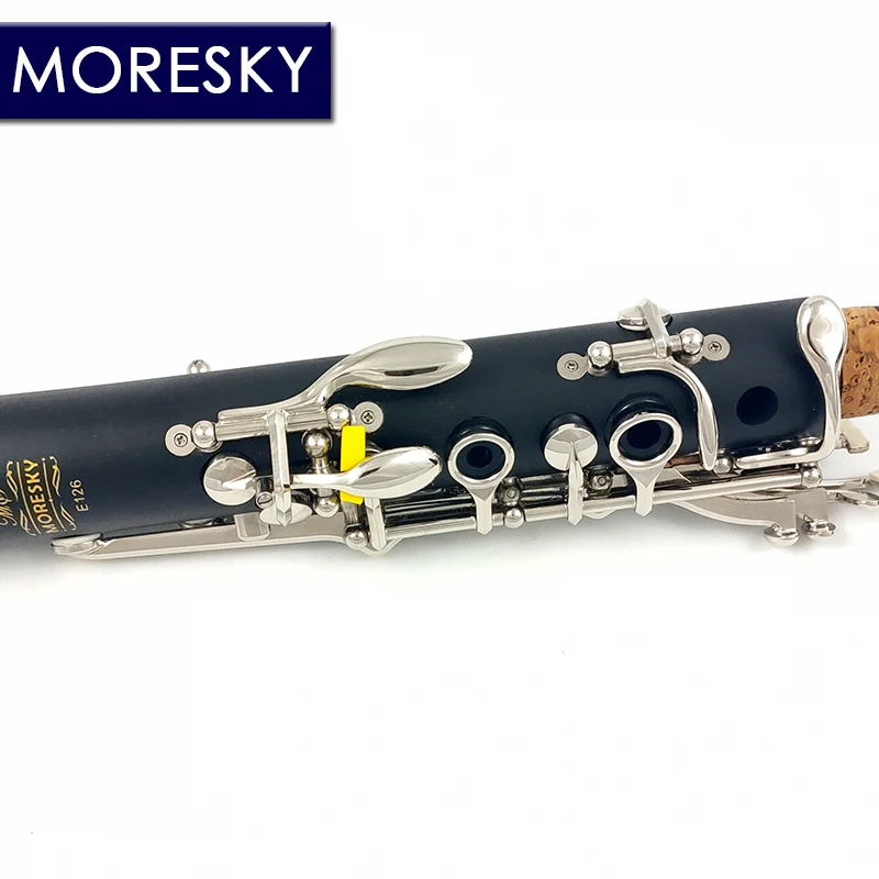 MORESKY Clarinet Ebonite/Hard Rubber 17 Keys Woodwind Instrument E126 (OEM)
