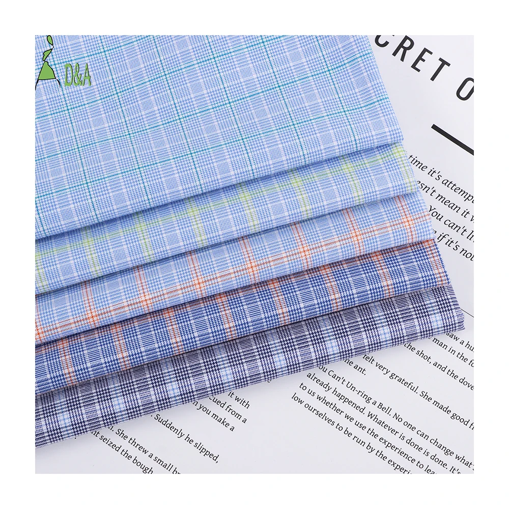 Hot-selling 40% Polyester 30%Cotton 30%Viscose Micro Mesh Fabric Plaid Student School Uniform Fabric Fabrics For Clothing