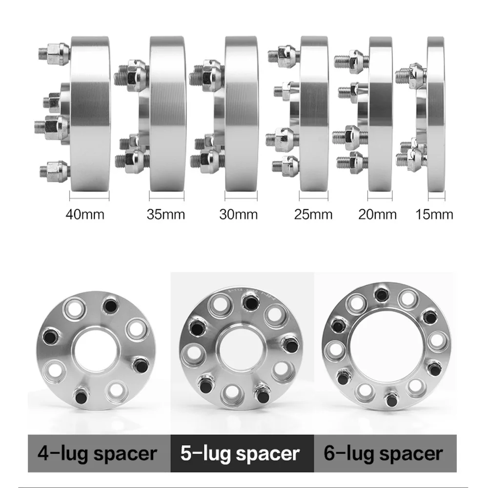 2Pieces 5 lug Aluminum Wheel Flange Spacers 5x108 For Land Rover