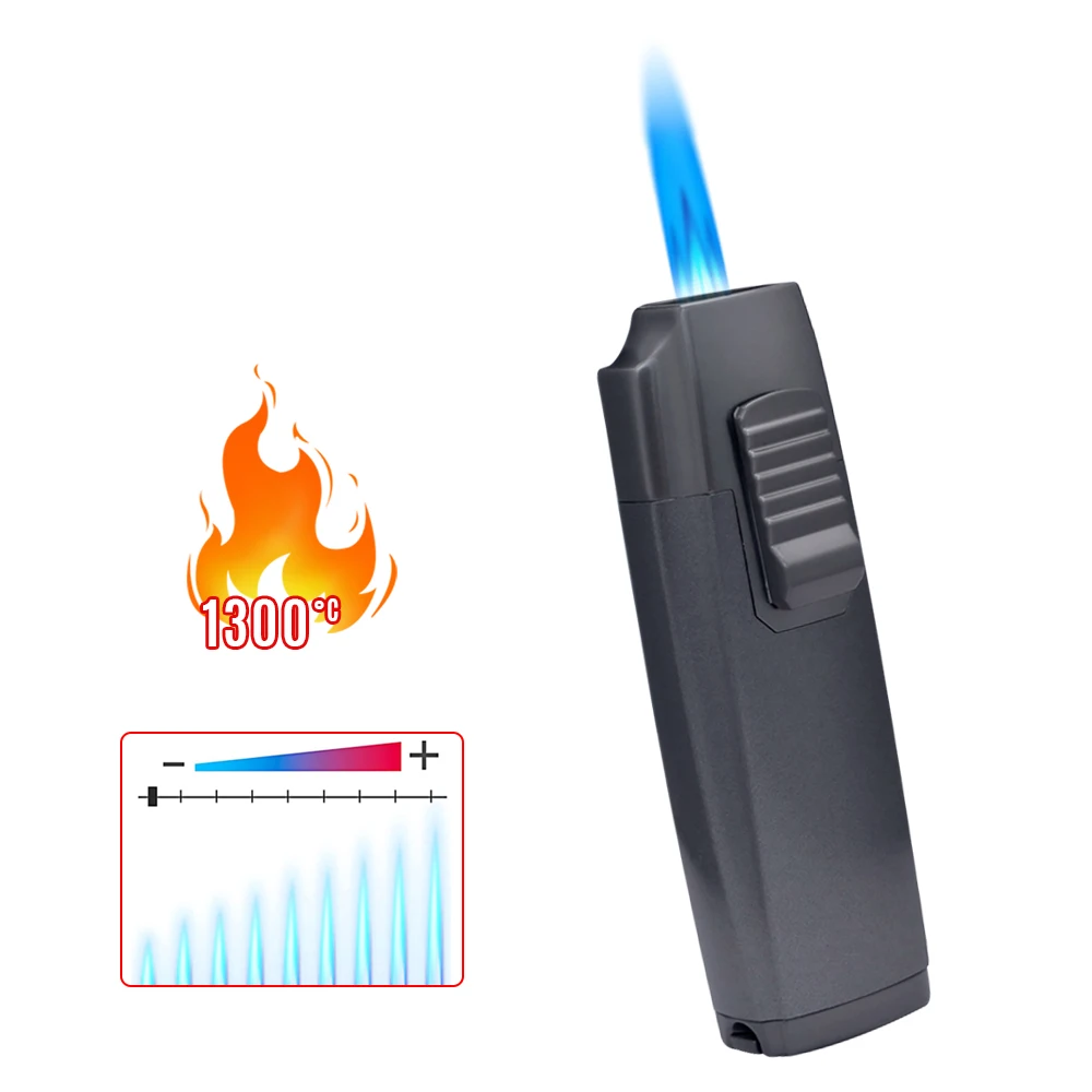 Wholesale Double Jet Flame Cigar Torch Cigarette Zinc Alloy Gas Modern Gift Box Acceptable Vapers Electronic Cigarettes