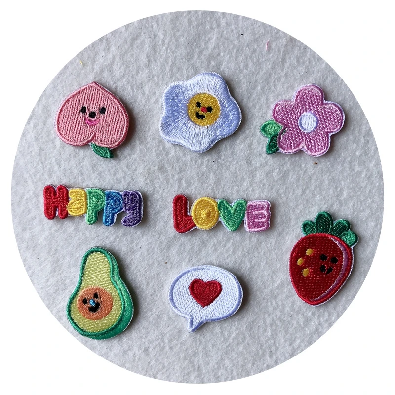 Wholesale High Quality Carrot fruit food clothing DIY accessories clothing embroidery self-adhesive patch