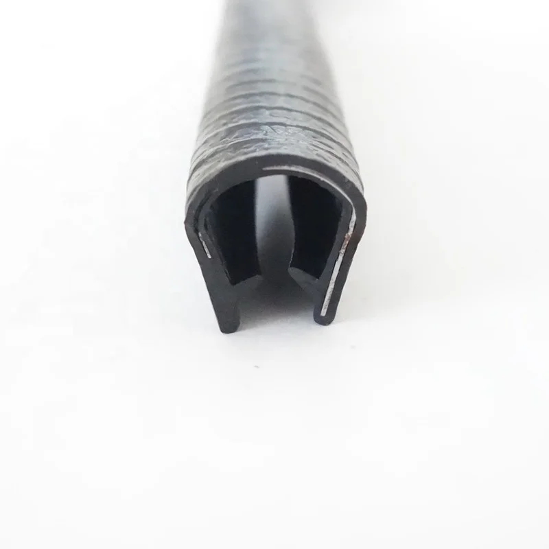 custom PVC U Shaped car door protection rubber strip sealing for Door and Window