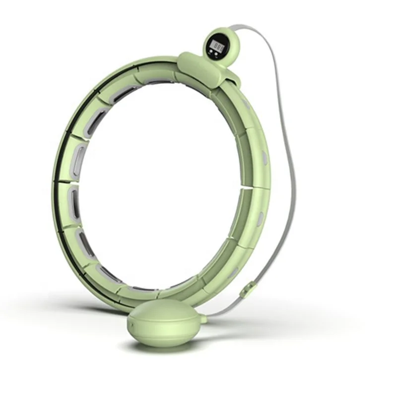 Smart Weighted Hoop Fit for Adults Weight Loss Quiet Exercise Hoop with Auto-Spinning Ball Adjustable Plus Size Exercise Hoop