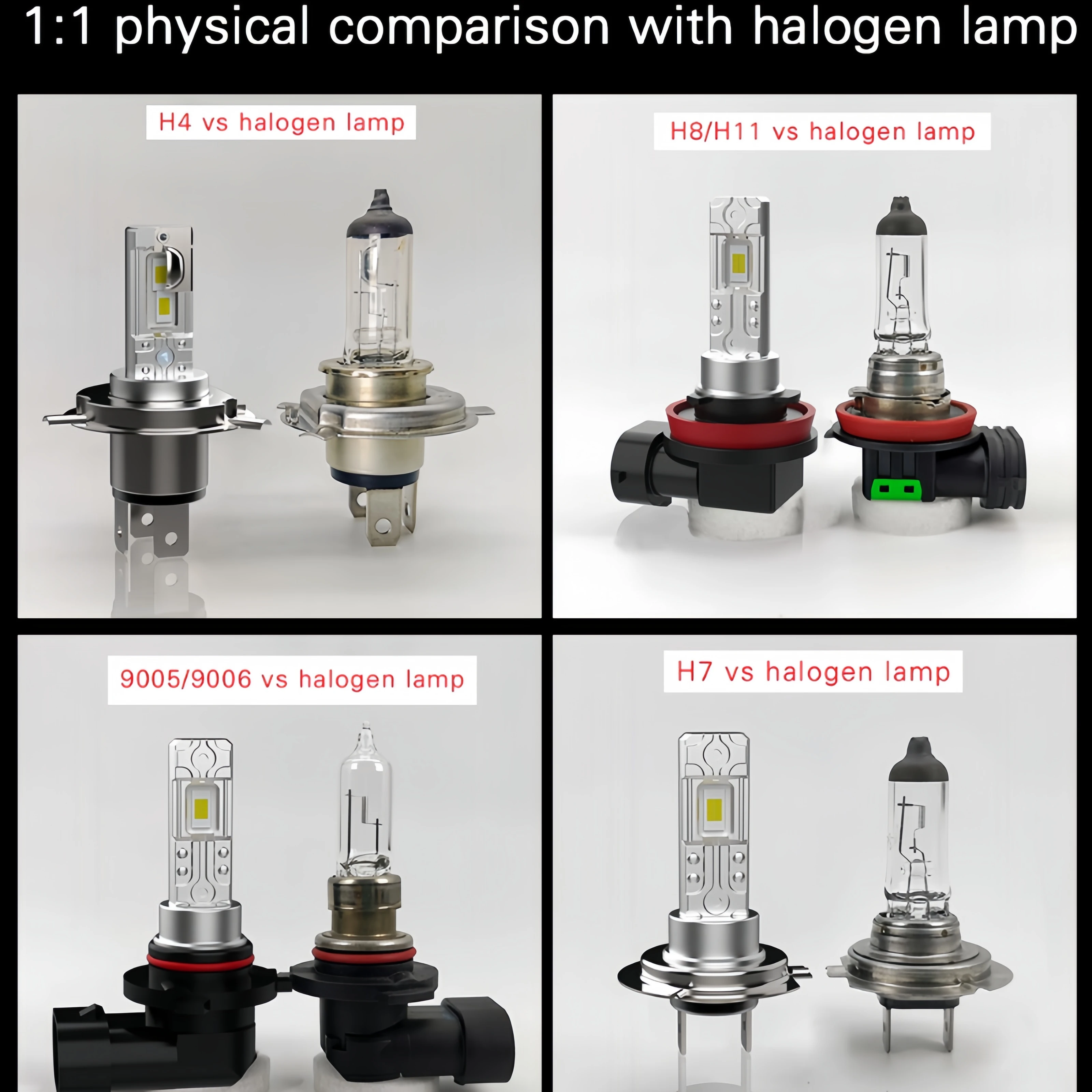 Led Fog Light DRL OEM/ODM Product Design LOGO Packing Yellow White Mini Led Headlight Fog Light Bulb Fanless Design