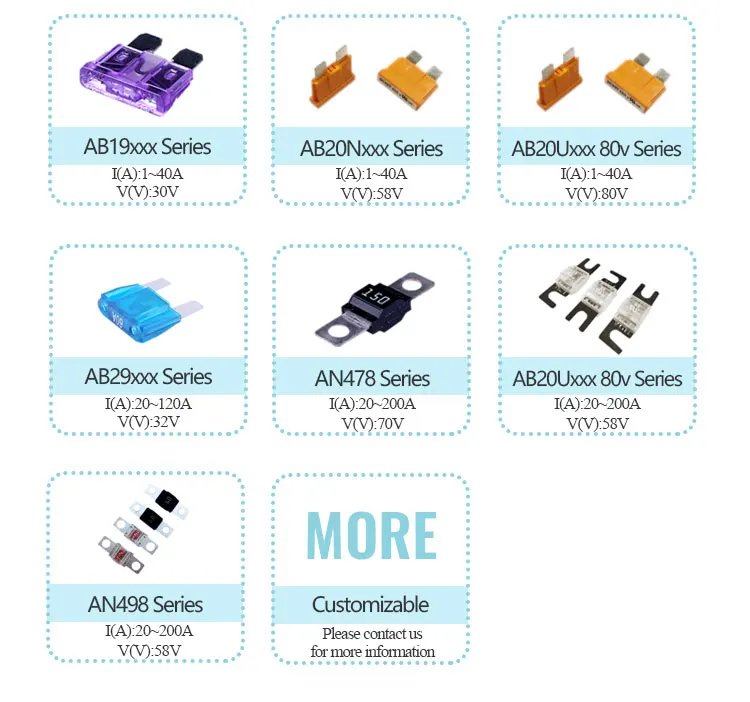 Auto fuse type car resettable thermal fuse Current Protection circuit auto reset thermal fuse
