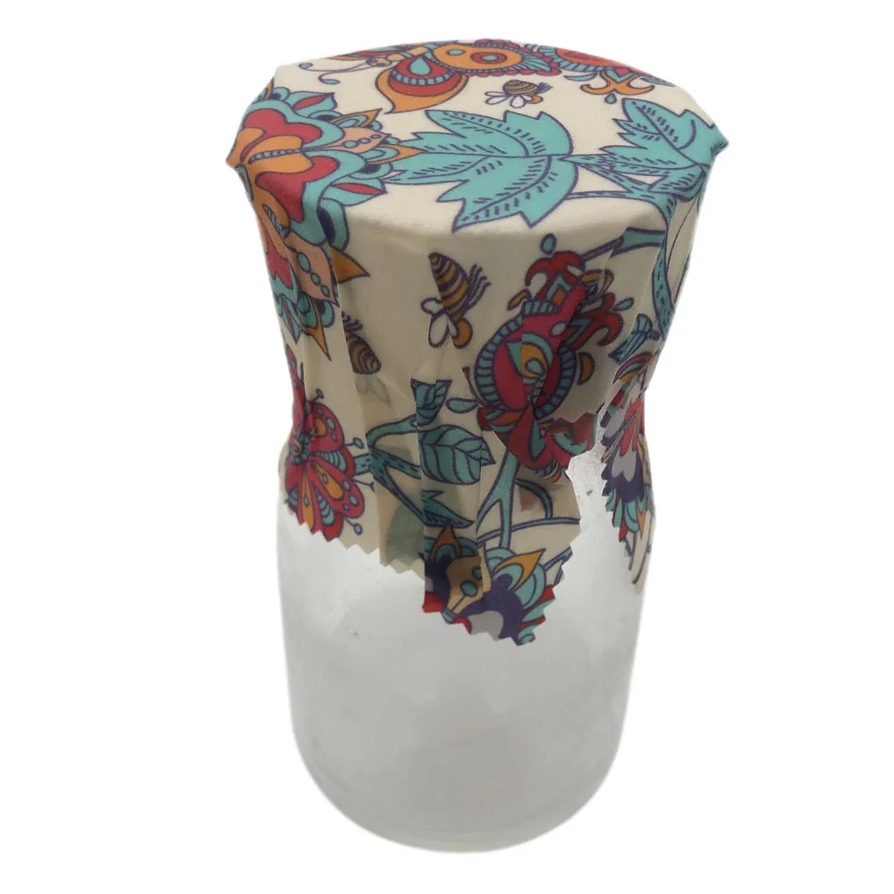 Factory direct selling natural organic cotton beeswax food packaging roll can be reused