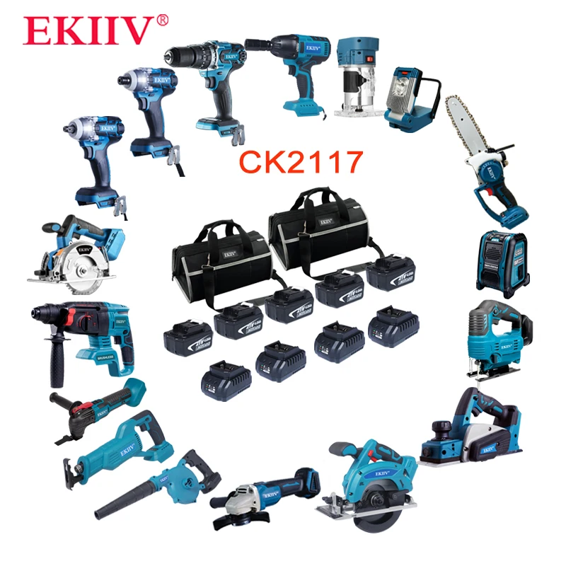 Hot sale High quality  professional 20V 18V 6.0ah 5.0ah 4.0ah lithium-ion bests ingco tools 18v cordless tools combo kit