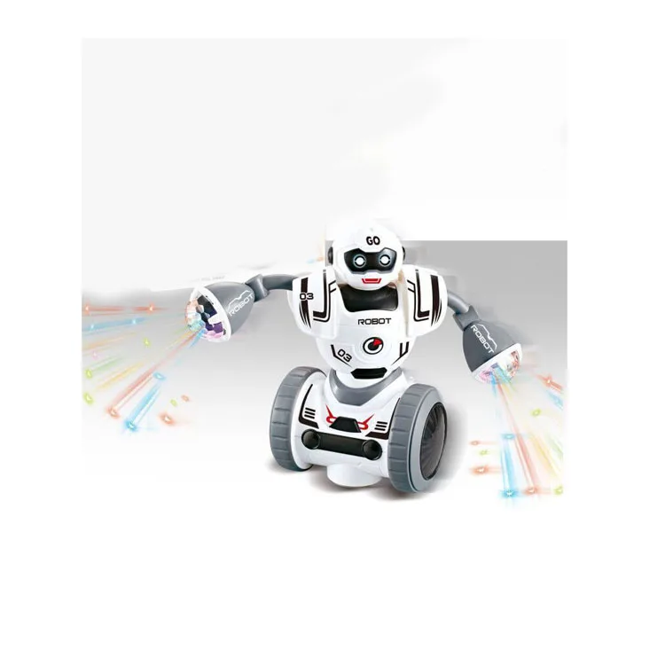 Battery operated Bump&go Versus music robot with music 2 colors mixed