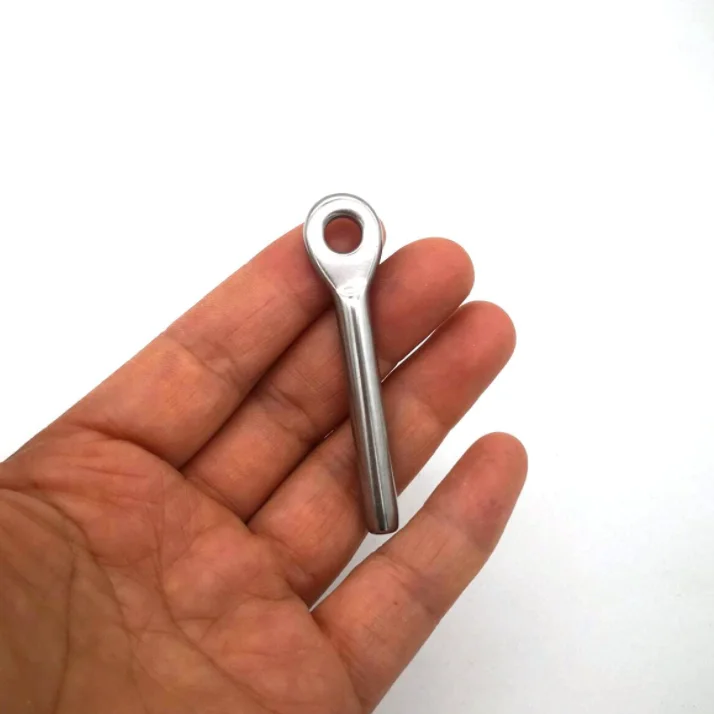 Rigging Hardware High Polished Stainless Steel Eye Swage Terminal for wire rope