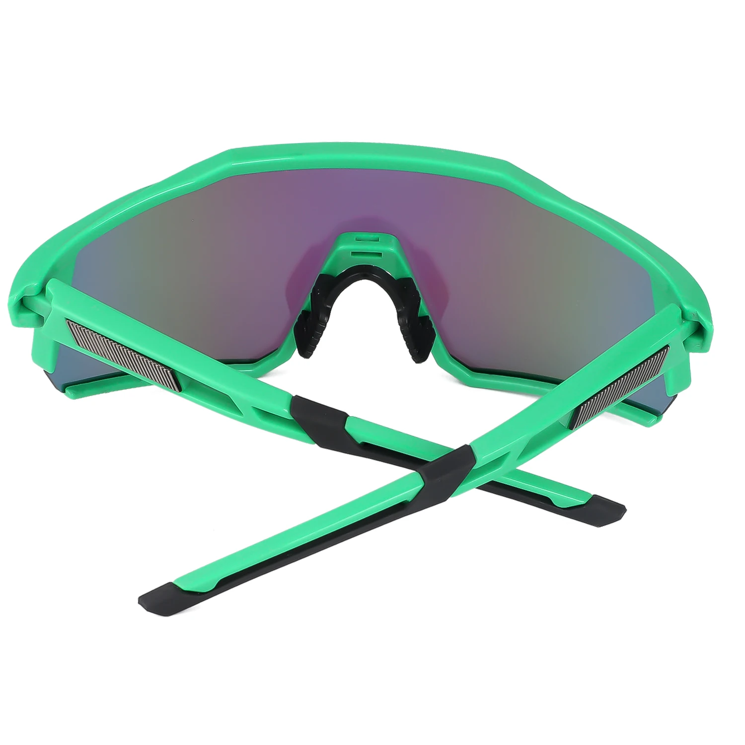 New cycling sunglasses large frame sun protection dazzling full electroplated true film windproof sports sunglasses DZ G7400
