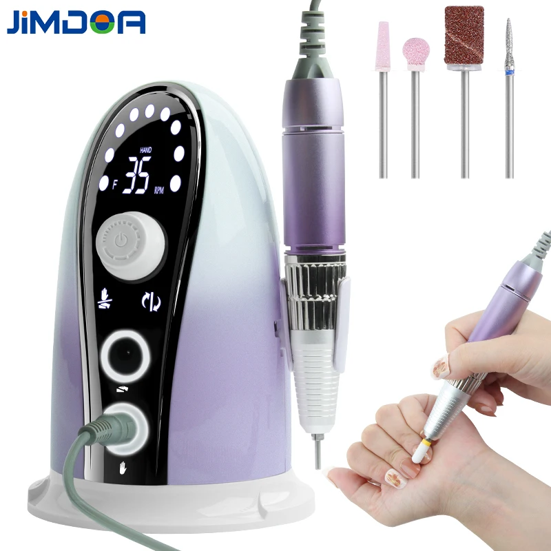 Wholesale Nail Drill Acrylic Gel Glaze Pedicure Polishing Tool Set Micro Electric Nail Grinding Machines