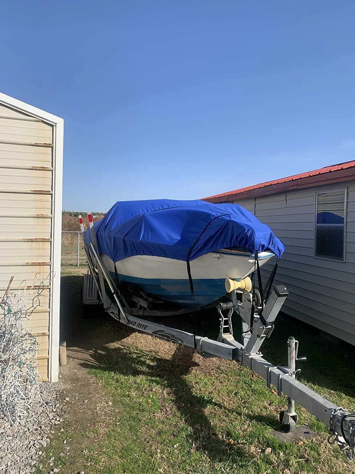 Threewen тяжелый прочный 600D морской класс полиэстер холст трейлерный водонепроницаемый чехол для лодки